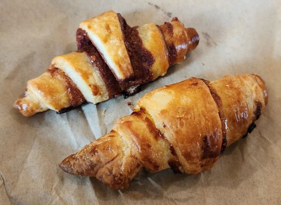 Photo of Dingfelder's Delicatessen - Seattle, WA, US. Chocolate/Raspberry & Apricot Rugelach (1/1/24)