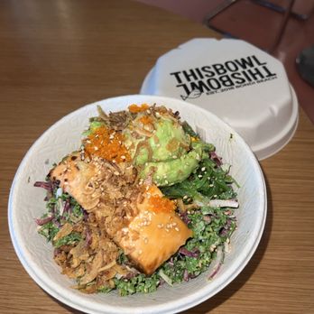 This Bowl - OG Bowl with Miso Salmon (~$18) - Fast Food Near Me - New York, New York This Bowl - OG Bowl with Miso Salmon (~$18) - Fast Food Near Me - New York, New York