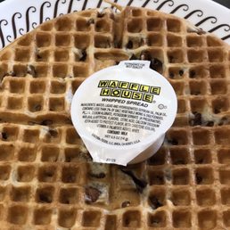 Pecan waffle (there's no skimping in the pecans here - yum!)