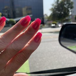 My nails HGB / Hard Gel Black gel manicure in SASSY pink. #LovingThis My nails HGB / Hard Gel Black gel manicure in SASSY pink. #LovingThis