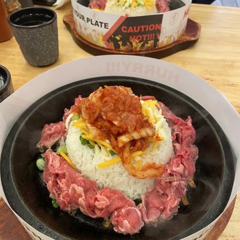 Sizzling Lunch - Kimchi beef pepper rice! - Teppanyaki Near Me - Fremont, California