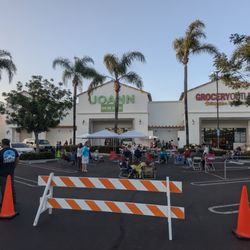 Parade barricade for traffic control.