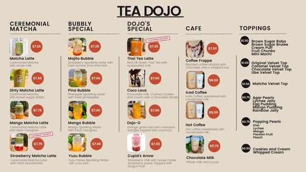 Menu photo 8 Tea Dojo Vacaville, CA Menu photo 8 Tea Dojo Vacaville, CA