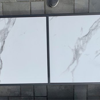 Richmond Tile Solutions - Patio table tiles with irregular size, cut perfectly - Tiling Near Me Richmond Tile Solutions - Patio table tiles with irregular size, cut perfectly - Tiling Near Me