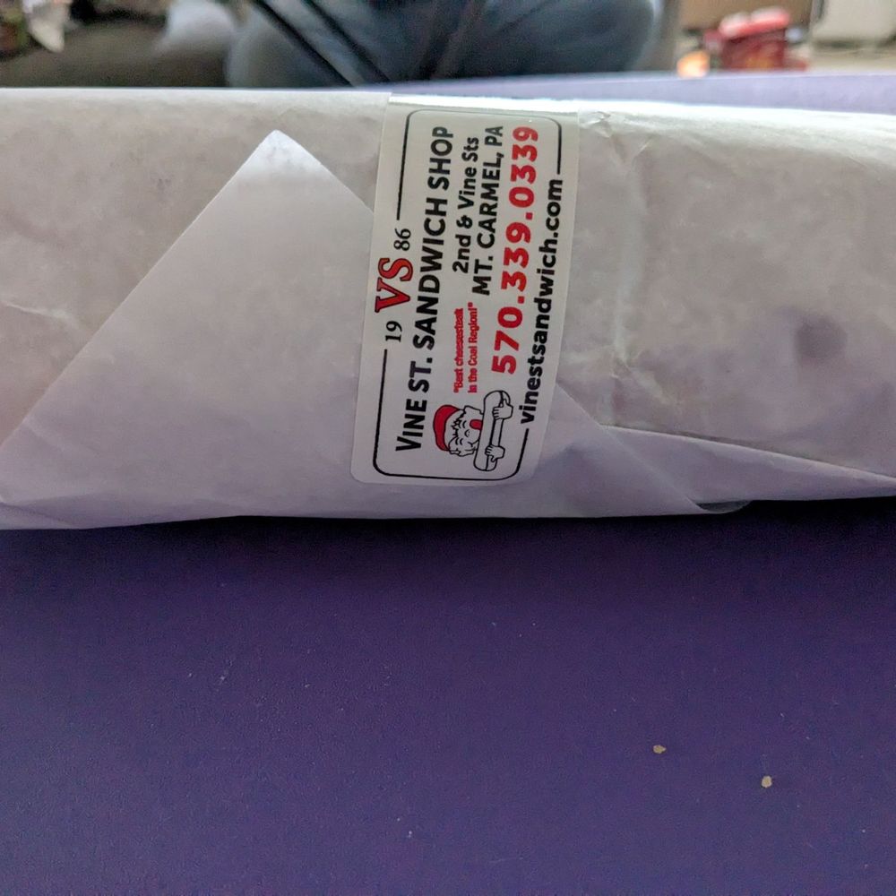 Vine Street Sandwich Shop - Turkey and cheese hoagie - Sandwiches Near Me - Mount Carmel, Pennsylvania Vine Street Sandwich Shop - Turkey and cheese hoagie - Sandwiches Near Me - Mount Carmel, Pennsylvania