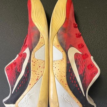 Clean Kickz - before cleaning & unyellowing - Shoe Shine Near Me - Tustin, California Clean Kickz - before cleaning & unyellowing - Shoe Shine Near Me - Tustin, California