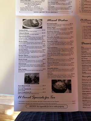Menu photo 4 El Comal McCalla, AL