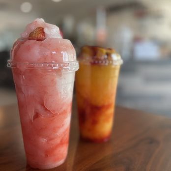 Zero Degrees - Pink Lychee & Mangonada - Bubble Tea Near Me - Arlington, Texas