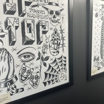 Tip Top Barber Shop - Awesome artwork - Barbers Near Me - Cincinnati, Ohio