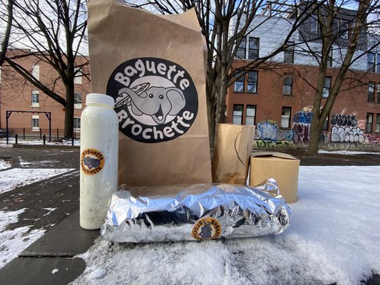 Baguette Brochette Plateau by null