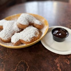 Scat Cat's Club - Mickey Beignets & Chocolate Ganacr Dipping Sauce