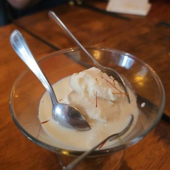 Gorkhali - Brooklyn - Rasmalai- Creamy cheese dumplings soaked in sweetened milk. $6. Very tasty version. Needs some almonds or some crunch though - Himalayan/Nepalese Near Me - Brooklyn, New York