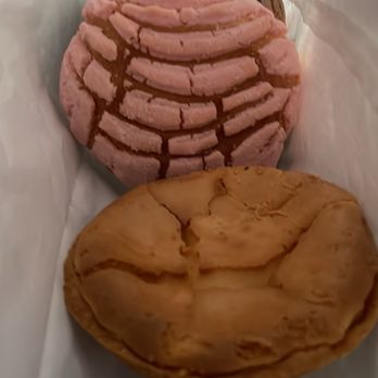 La Esperanza Bakery - Concha and a queso pan - Bakeries Near Me - Sacramento, California