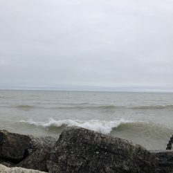 Burnham Shores Park - Rough waters