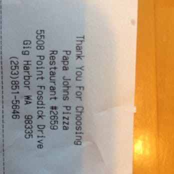 Papa Johns Pizza - Pizza Near Me - Gig Harbor, Washington Papa Johns Pizza - Pizza Near Me - Gig Harbor, Washington