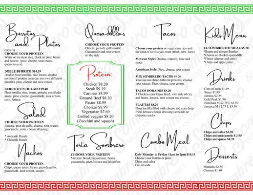 Menu photo 1 El Sombrero Mexican Grill Hasbrouck Heights, NJ