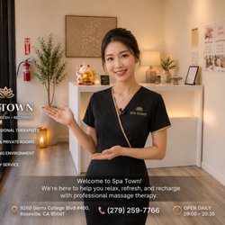 Spa Town Massage - Relax, refresh, and recharge at Spa Town Massage
Enjoy a clean, comfortable environment with professional massage services designed to h