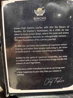 Menu photo 5 Bincho Los Angeles, CA