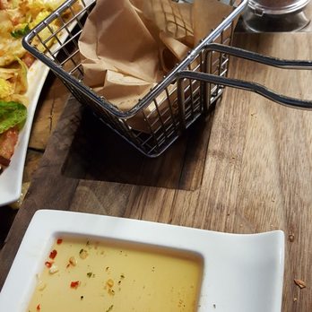 Carson Kitchen - Empty chicken skins basket - New American Near Me - Las Vegas, Nevada