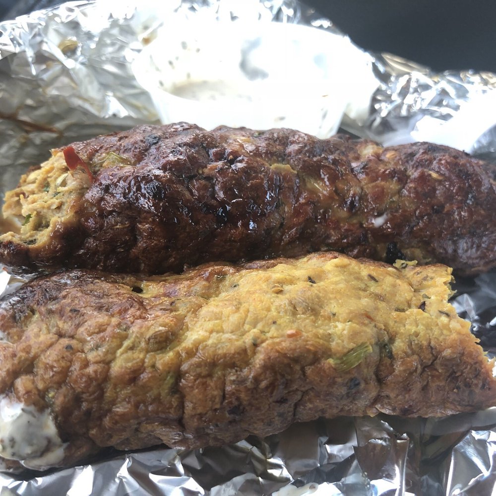 Chicken and lamb kabob Chicken and lamb kabob