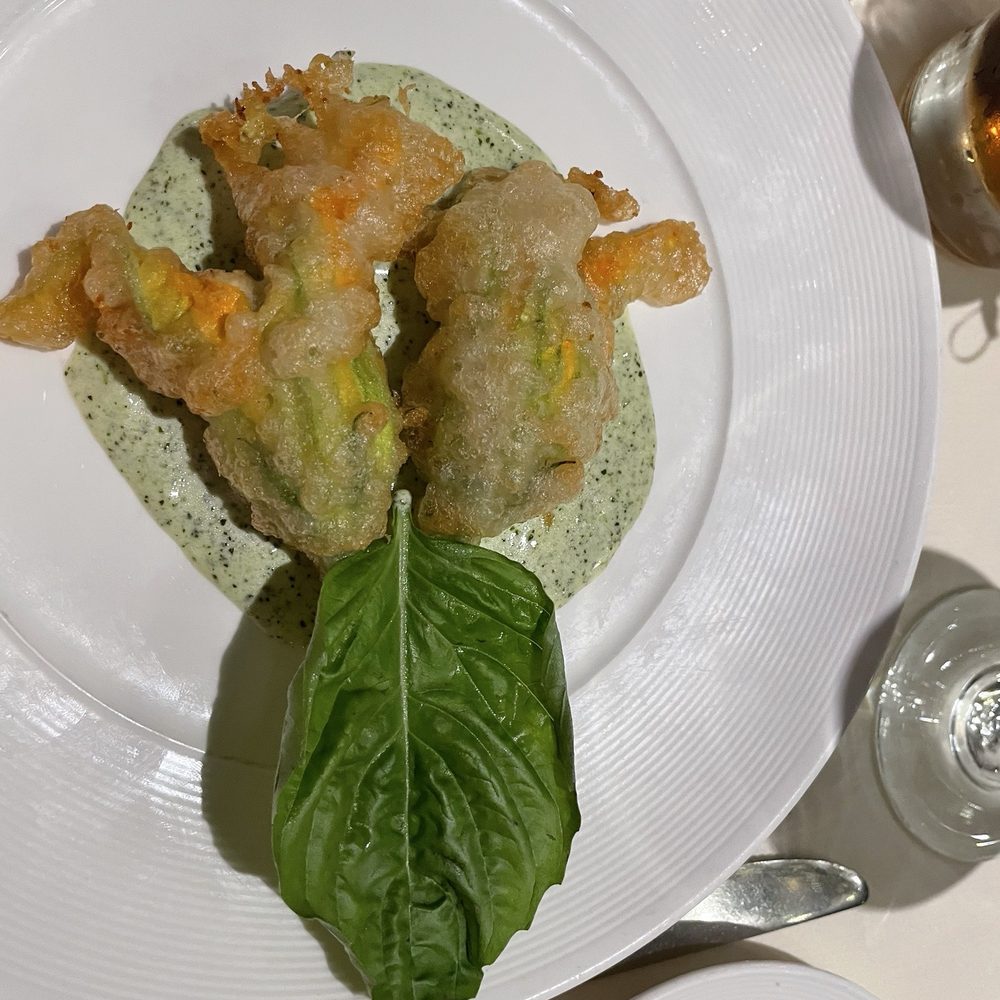 Limoncello Naples - Stuffed zucchini flower - Italian Near Me - Naples, Florida