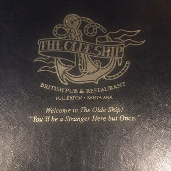 The Olde Ship - Menu - British Near Me - Fullerton, California The Olde Ship - Menu - British Near Me - Fullerton, California