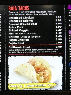 Menu photo 4 Fuzzy's Taco Shop Arlington, TX