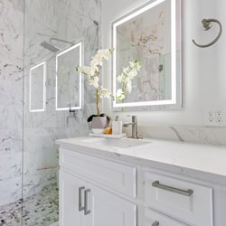 BW Granite Custom Countertops - Bathroom renovation. Fabrication and Installation with the best professional team.