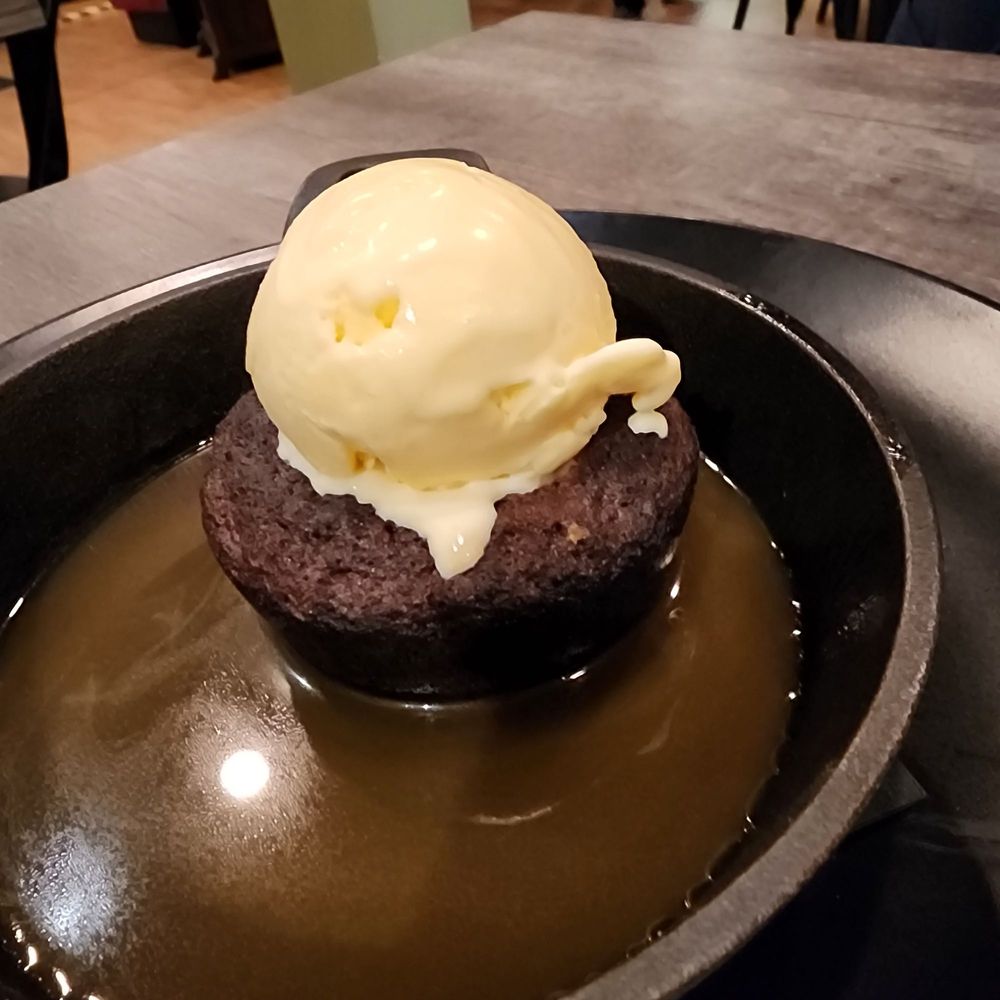 Audacity British Style Pub - Sticky toffee pudding for dessert, served cold. - Pubs Near Me - Manchester, Connecticut Audacity British Style Pub - Sticky toffee pudding for dessert, served cold. - Pubs Near Me - Manchester, Connecticut