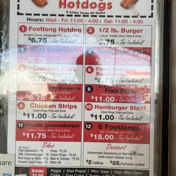 Eddie’s Footlong Hotdogs - A not-good photo of their menu. - Food Trucks Near Me - Gaffney, South Carolina Eddie’s Footlong Hotdogs - A not-good photo of their menu. - Food Trucks Near Me - Gaffney, South Carolina