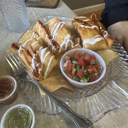 Crab Chimichangas