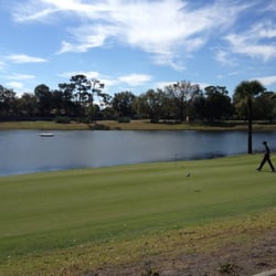 The Country Club At Deer Run - Practice putting green and aqua rang in background