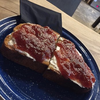 Cirque Coffee - #3 Toast, cream cheese and jam - Coffee & Tea Near Me - Tulsa, Oklahoma