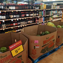 Food Lion - They still have seeded watermelons!