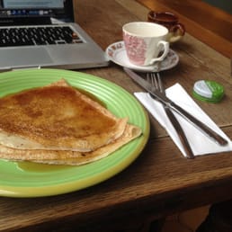 Butter & maple crepe €3.50 with tea €1.50 Butter & maple crepe €3.50 with tea €1.50