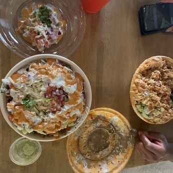 Flavor Hive - Hot honey chicken and steak bowl with rice, veggies, all three sauces - Asian Fusion Near Me - Waldorf, Maryland Flavor Hive - Hot honey chicken and steak bowl with rice, veggies, all three sauces - Asian Fusion Near Me - Waldorf, Maryland