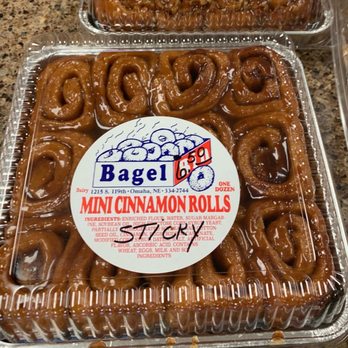 Bagel Bin - Those mini cinnamon rolls... - Bakeries Near Me - Omaha, Nebraska