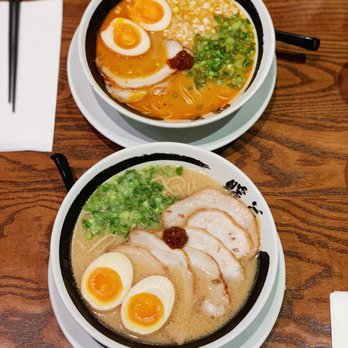Ramen Danbo - Classic Chashu-men (bottom): super delicious and Miso Rekka Ramen (top): spicy and yummy. Instagram @seattle_foodlover - Ramen Near Me - Seattle, Washington