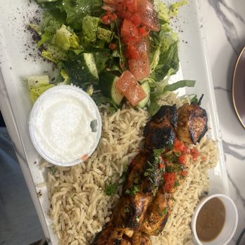 Mashawi Damascus Cuisine - Chicken Kabob - Mediterranean Near Me - Castle Rock, Colorado