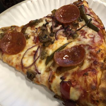 San Giuseppe Pizza - Supreme slice! Delicious! - Pizza Near Me - Naples, Florida