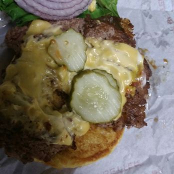 Smashburger - This is how I got it. What the hell happened to this thing before they slapped it on the bun? - Burgers Near Me - Glendale, Colorado Smashburger - This is how I got it. What the hell happened to this thing before they slapped it on the bun? - Burgers Near Me - Glendale, Colorado