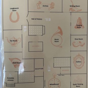 Theatre of Memory - Floor plan of the collections. - Music Venues Near Me - Gainesville, Florida