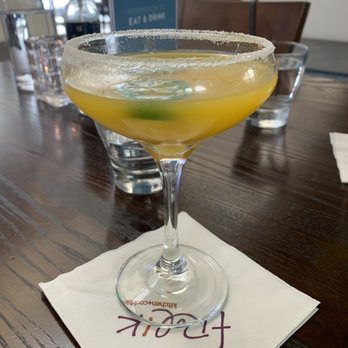 Frolik Kitchen + Cocktails - Drop it Like it's Hot - jalapeño and mango purée went well together - New American Near Me - Seattle, Washington