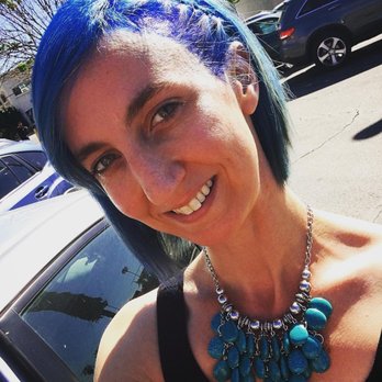 The Local Salon - Blue AF. Color and style by Kayleigh Irene Fiedler - Hair Salons Near Me - Burbank, California
