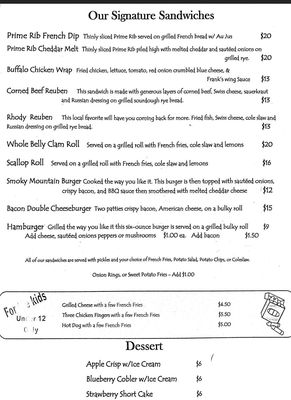 Menu photo 4 The Hungry Haven Charlestown, RI