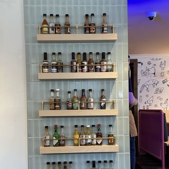 Fox And The Hen - Wall of Hot Sauce - Breakfast & Brunch Near Me - Denver, Colorado Fox And The Hen - Wall of Hot Sauce - Breakfast & Brunch Near Me - Denver, Colorado