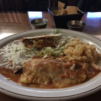 Marcela's Cocina Mexicana - Ground beef taco and chile relleno - Mexican Near Me - Chelan, Washington