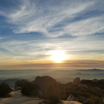 Mount Woodson Trail - Sunset from the back way - Hiking Near Me - Poway, California