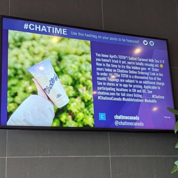 Chatime - The tea of the month for April 2022 is the Salted Caramel Milk Tea - Bubble Tea Near Me - Ajax, Ontario