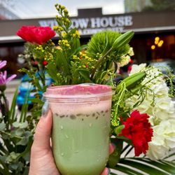 Willow House Coffee & Community - Matcha Berry Latte